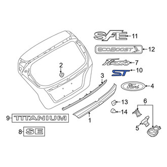 Ford OE - Rear Hatch Emblem