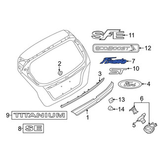 Ford OE - Rear Deck Lid Emblem