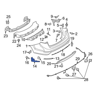 Ford OE - Rear Right Mud Guard