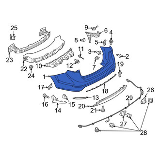 Ford OE - Rear Bumper Cover