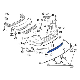 Ford OE - Rear Valance Panel