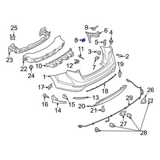 Ford OE - Rear Mud Guard Nut