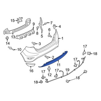 Ford OE - Rear Stone Deflector