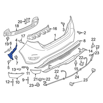 Ford OE - Rear Right Bumper Cover Bracket