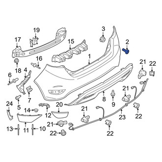 Ford OE - Deck Lid Handle Screw
