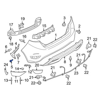 Ford OE - Deck Lid Handle Screw