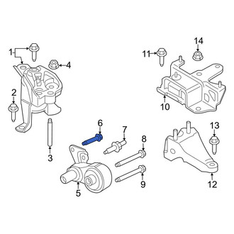 Ford OE - Engine Support Rod Bolt