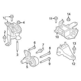 Ford OE - Engine / Transaxle - Engine & Transmission Mounting (1.0L)