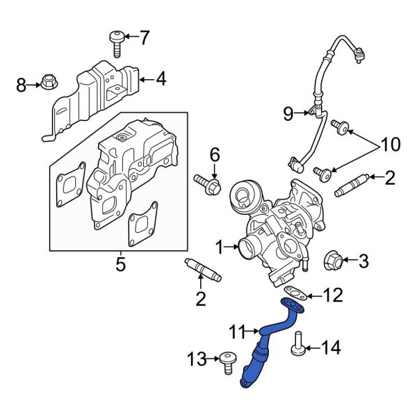 Turbocharger Oil Line