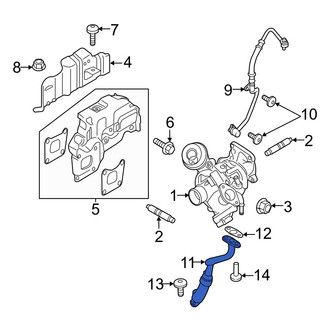 Ford OE - Turbocharger Oil Line