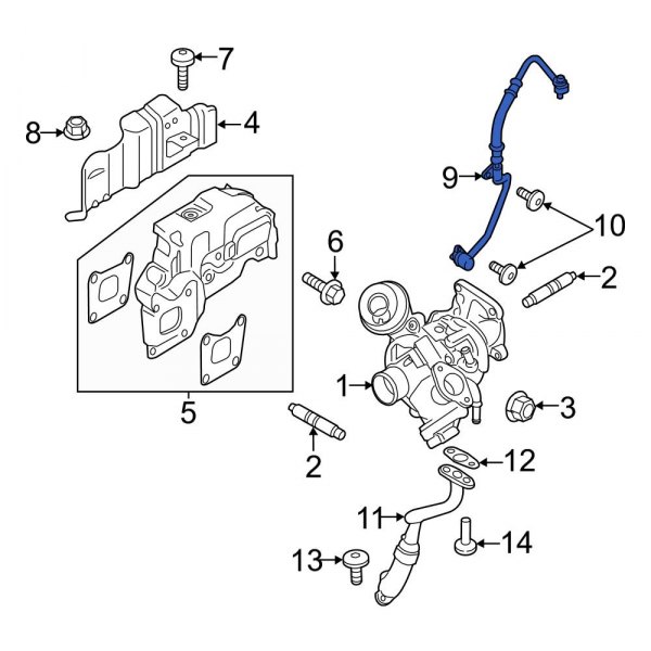 Turbocharger Oil Line