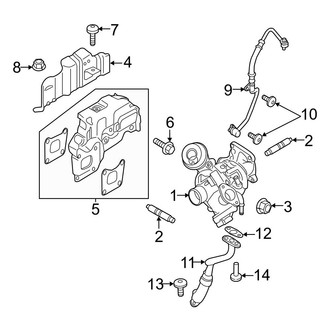 Ford OE - Engine / Transaxle - Turbocharger (1.0L)