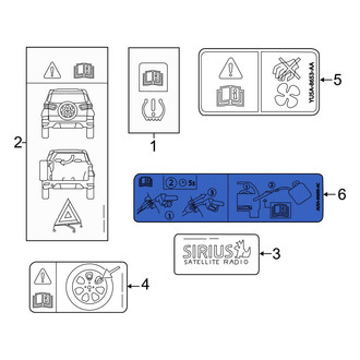 Ford OE - Fuel Information Label