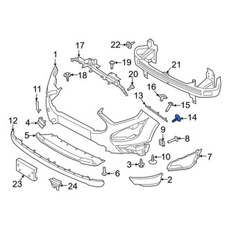 Ford OE - Bumper Cover Retainer