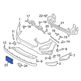 Ford OE - Front License Plate Bracket