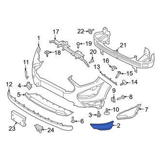 Ford OE - Front Left Bumper Corner Cover