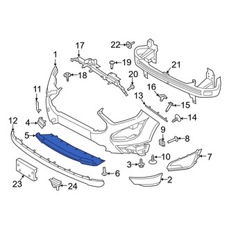 Ford OE - Front Bumper Cover Spacer Panel