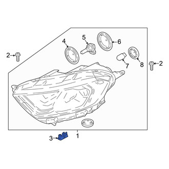 Ford OE - Headlight Fastener Clip