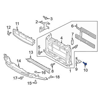 Ford OE - Radiator Support Panel Bolt