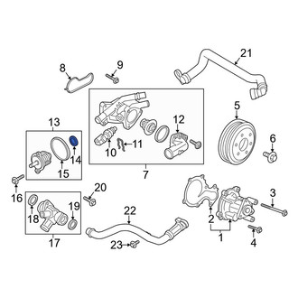 Ford OE - Engine Coolant Thermostat O-Ring