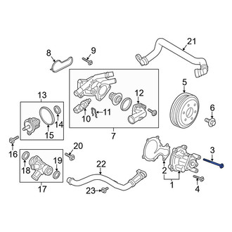 Ford OE - Engine Water Pump Bolt