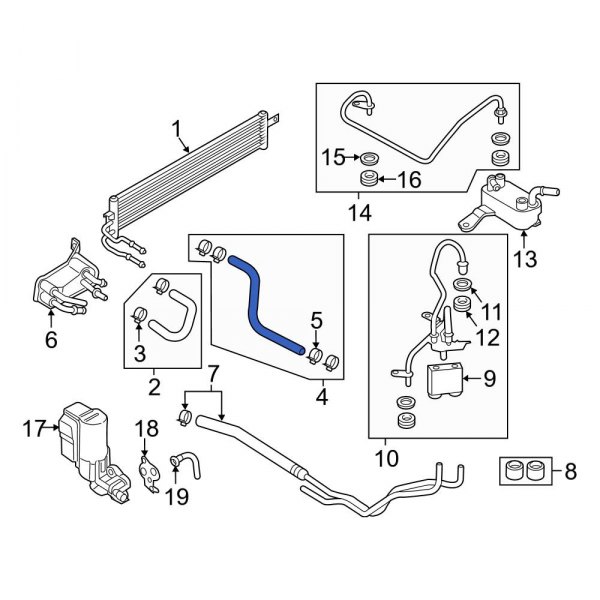 Automatic Transmission Oil Cooler Hose