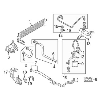Ford OE - Cooling - Trans Oil Cooler (1.0L)