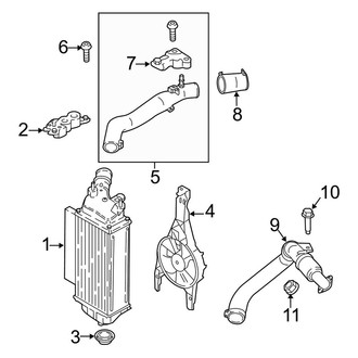 Ford OE - Cooling - Intercooler (1.0L)