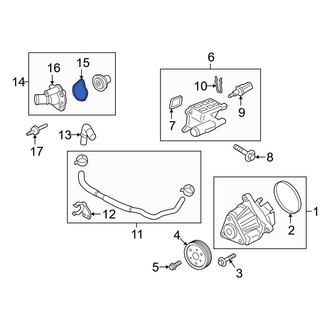 Ford OE - Engine Coolant Thermostat Gasket