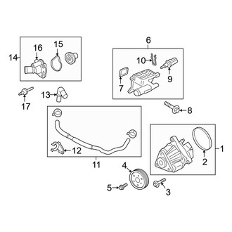 Ford OE - Cooling - Water Pump