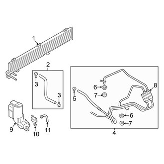 Ford OE - Cooling - Trans Oil Cooler (2.0L)
