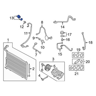 Ford OE - A/C Service Valve Cap