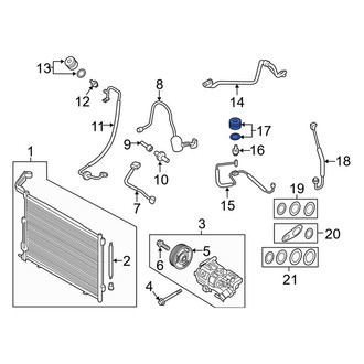 Ford OE - A/C Service Valve Cap