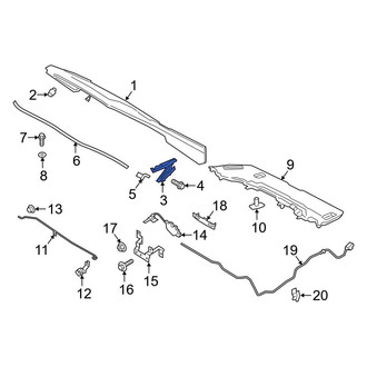 Ford OE - Front Right Hood Hinge