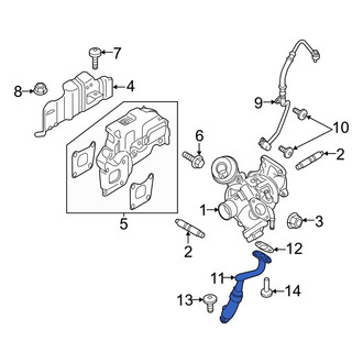 Ford OE - Turbocharger Oil Line