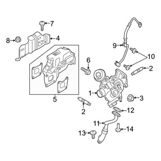 Ford OE - Engine / Transaxle - Turbocharger (1.0L)