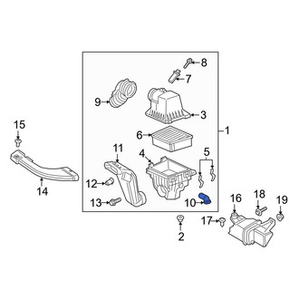 Ford OE - Engine Air Intake Hose