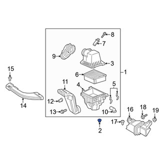 Ford OE - Air Filter Housing Grommet