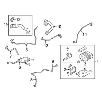 Ford OE - Emission System - Emission Components (1.0L)