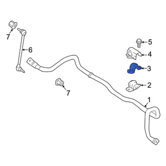 Ford OE - Suspension Stabilizer Bar Bracket