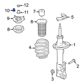 Ford OE - Front Suspension Strut Mount Nut