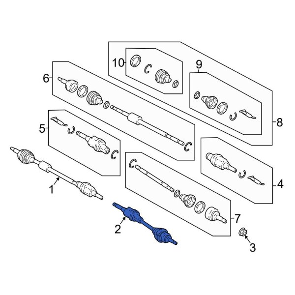 CV Axle Assembly