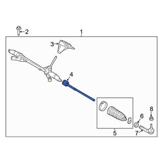 Ford OE - Inner Steering Tie Rod End