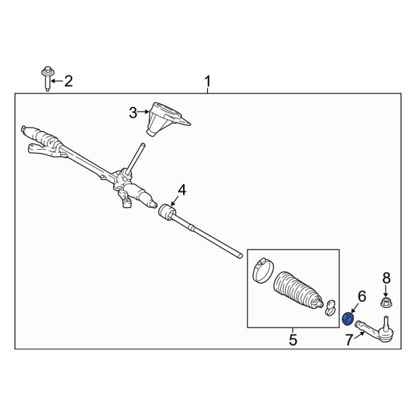 Steering Tie Rod Nut