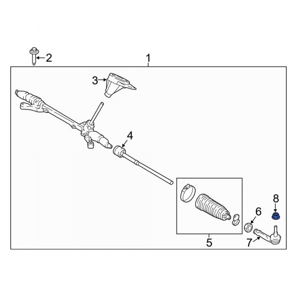 Steering Tie Rod Nut