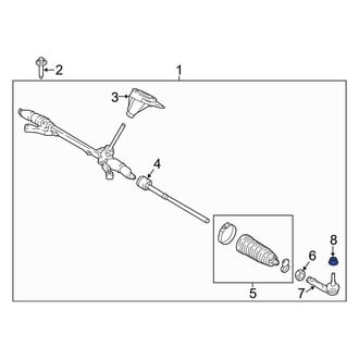 Ford OE - Upper Suspension Strut Nut