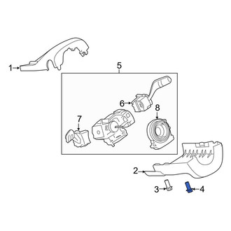 Ford OE - Steering Column Cover Screw