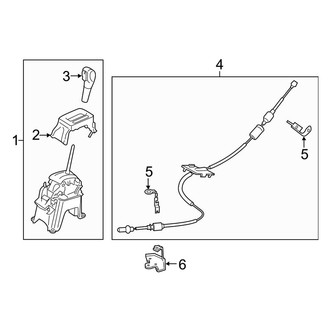 Ford OE - Console - Shifter Housing