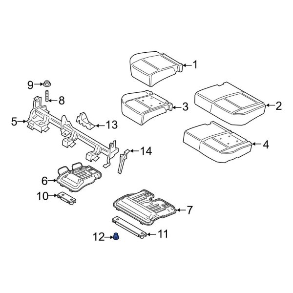 Seat Frame Screw