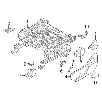 Ford OE - Seats & Tracks - Tracks & Components (Passenger)